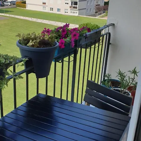 Le Temps Retrouve - 2 Ch - Calme, Fibre & Balcon Caen